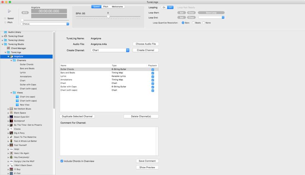 Make and Sell TuneLings Managing channels Make and Sell TuneLings