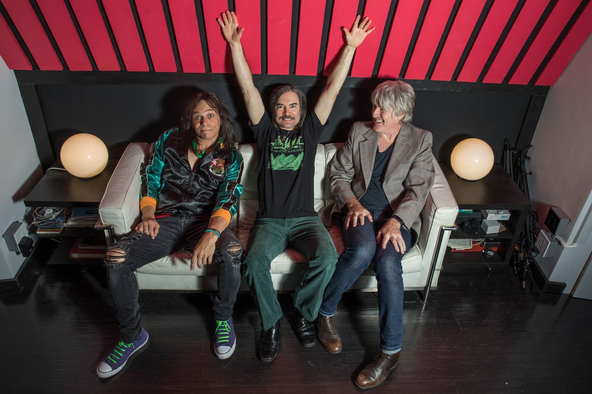 In-App Artist List Lickerish Quartet on sofa
